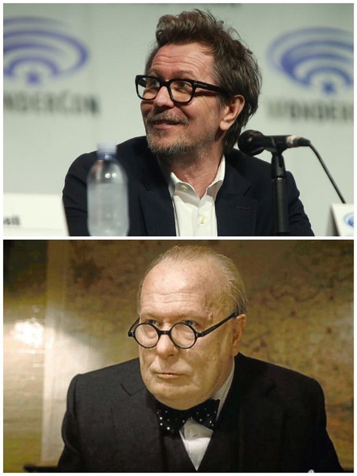 11. Gary Oldman jako Winston Churchill w "Czasie mroku"