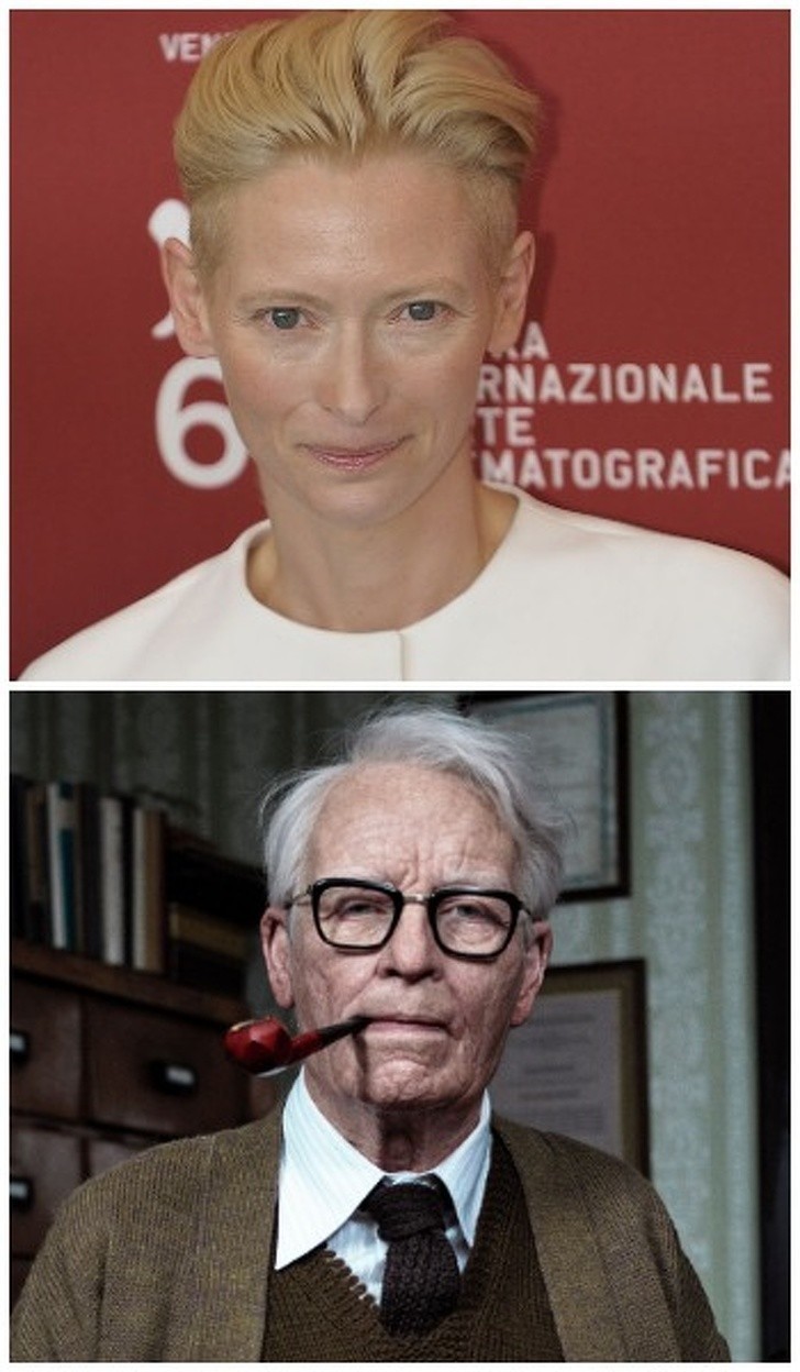 14. Tilda Swinton jako Dr. Josef Klepmerer w "Suspirii"