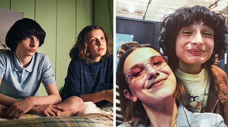 13. Eleven i Mike ze "Stranger Things"