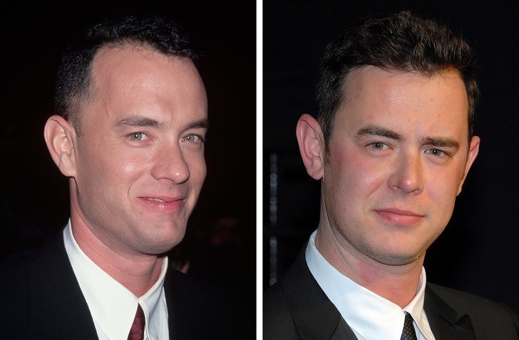 2. Tom Hanks i jego syn Colin Hanks, po 30