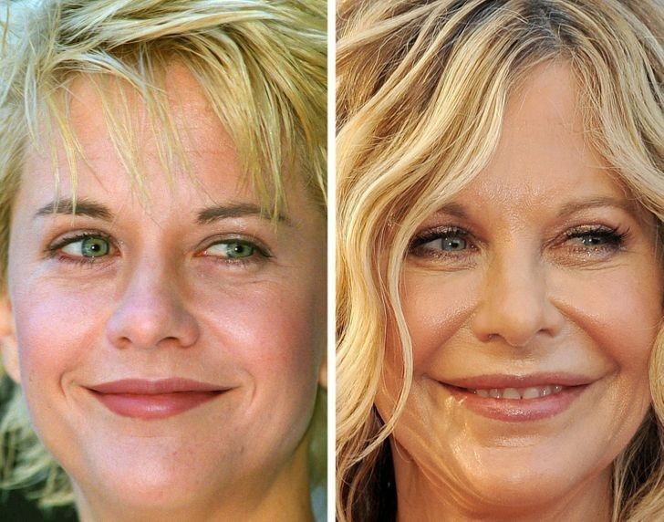 9. Meg Ryan, 32 lata i 55 lat