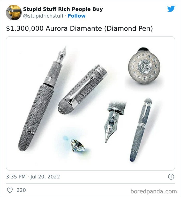 Diamentowe pióro za 1 300 000 $