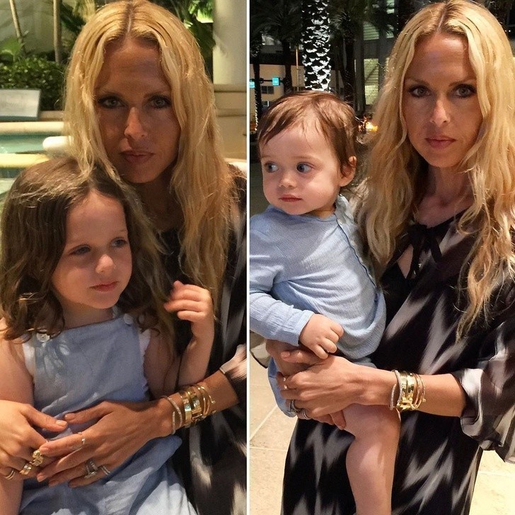 8. Rachel Zoe urodziła w wieku 39 i 42 lat.