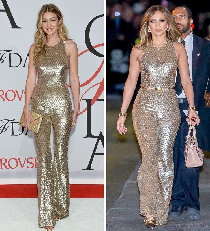 14. Gigi Hadid i Jennifer Lopez