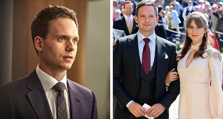 12. Patrick J. Adams (Mike Ross z "W garniturach") i Troian Bellisario