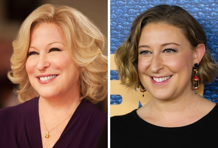 6. Bette Midler i jej córka Sophie Von Haselberg