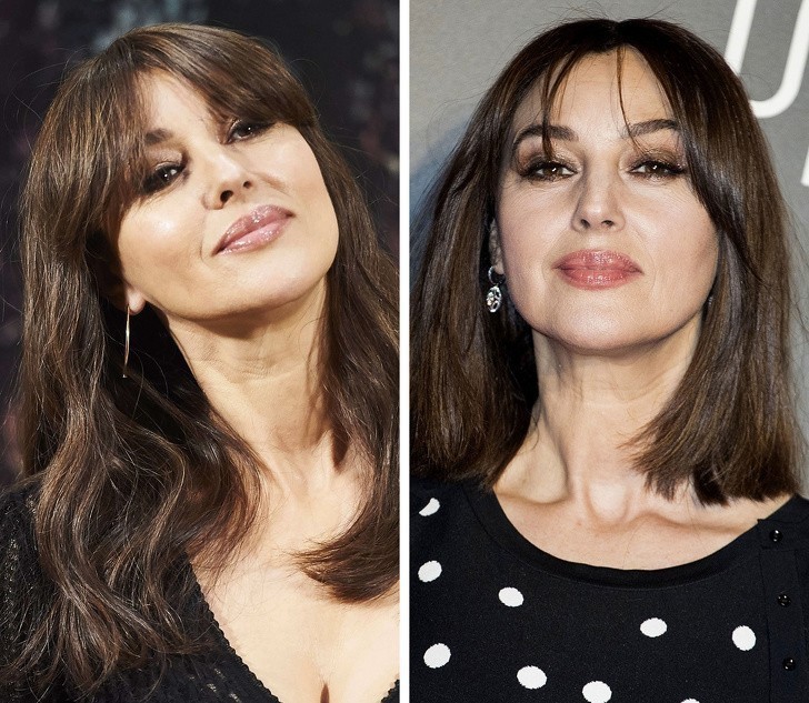 3. Monica Bellucci unosi głowę.