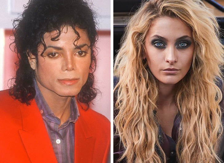 12. Michael Jackson i jego córka, Paris Jackson