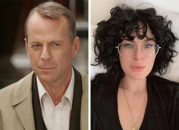 5. Bruce Willis i jego córka, Rumer Willis