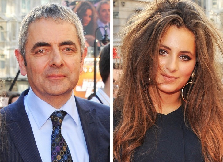 9. Rowan Atkinson i jego córka, Lily Atkinson