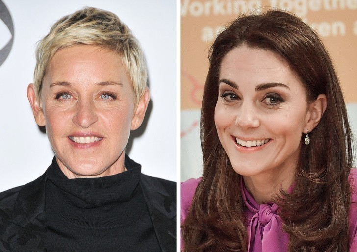 2. Ellen DeGeneres i Kate Middleton