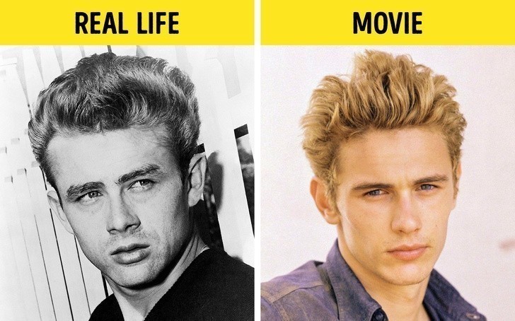 11. James Franco jako James Dean, "James Dean - buntownik?"