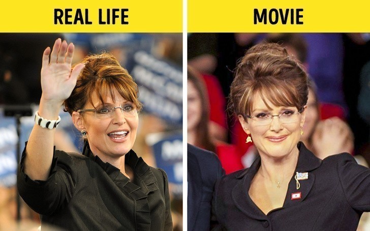 13. Julianne Moore jako Sarah Palin, "Zmiana w grze"