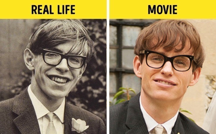 3. Eddie Redmayne jako Stephen Hawking, "Teoria wszystkiego"