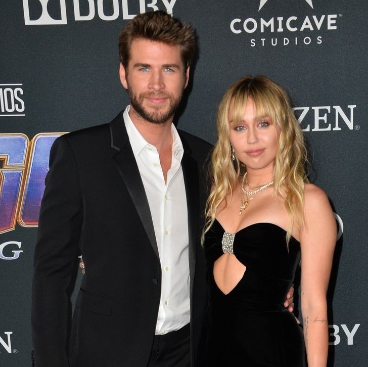 14. Liam Hemsworth i Miley Cyrus: 7 miesięcy