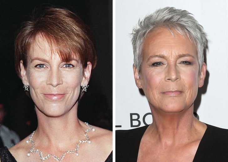 3. Jamie Lee Curtis, 1998 vs 2020