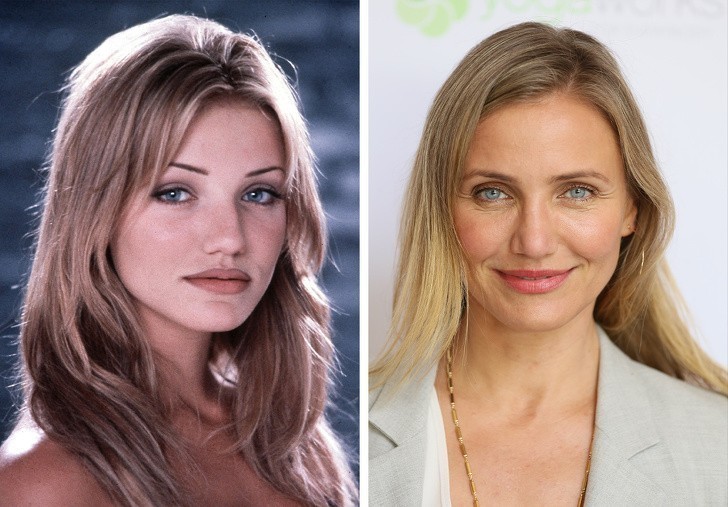 8. Cameron Diaz, 1994 vs 2016