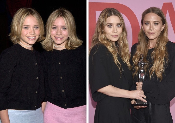 10. Mary-Kate i Ashley Olsen, 1999 vs 2019