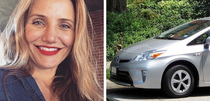 1. Cameron Diaz — Toyota Prius