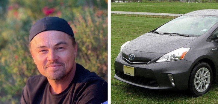 14. Leonardo DiCaprio — Toyota Prius