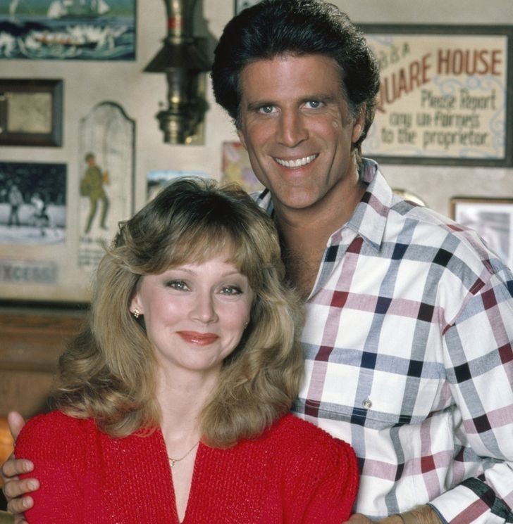 9. Ted Danson i Shelley Long (Sam Malon i Diane Chambers, "Zdrówko!")