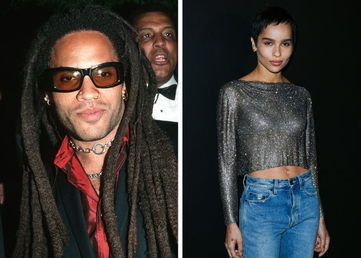 1. Lenny Kravitz and Zoe Kravitz w wieku 32 lat