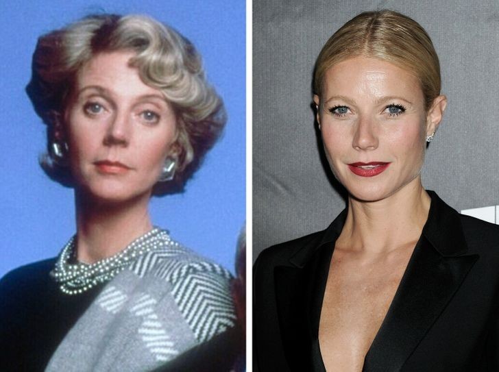 5. Blythe Danner and Gwyneth Paltrow w wieku 42 lat