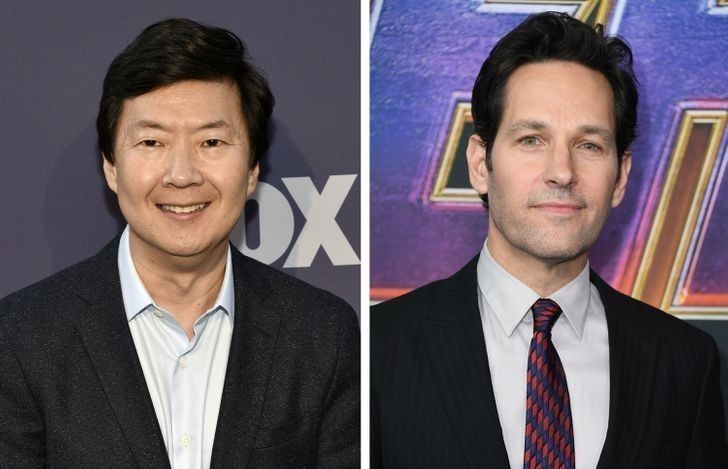 6. Ken Jeong i Paul Rudd mają po 53 lata.