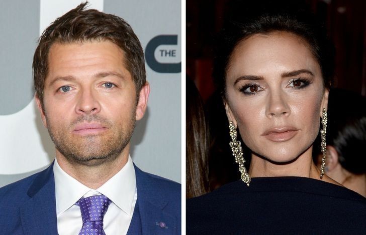 9. Misha Collins i Victoria Beckham mają po 48 lat.