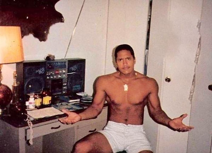 7. 15-letni Dwayne Johnson w 1987