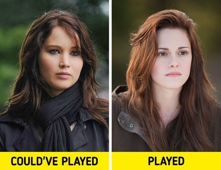 10. Jennifer Lawrence vs Kristen Stewart — Zmierzch