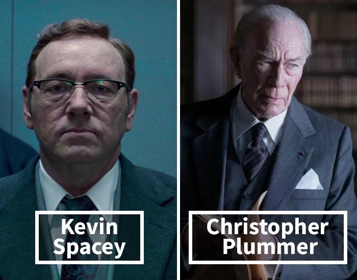 7. Kevin Spacey został zastąpiony przez Christophera Plummera we Wszystkich pieniądzach świata