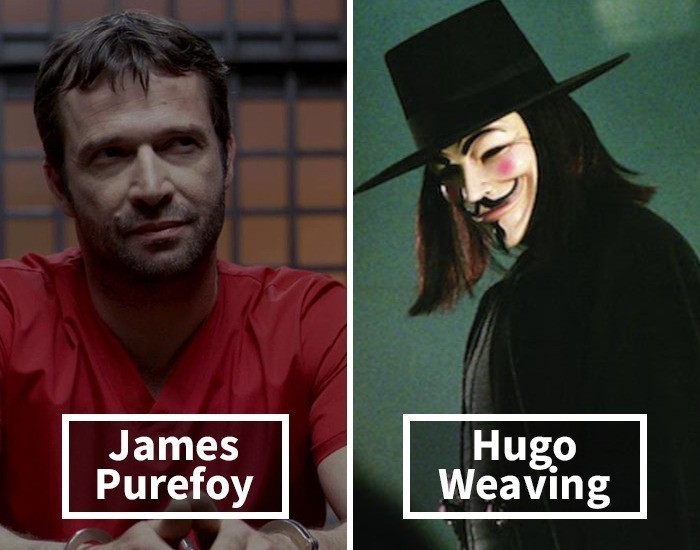 10. James Purefoy został zastąpiony przez Hugo Weavinga w V jak vendetta