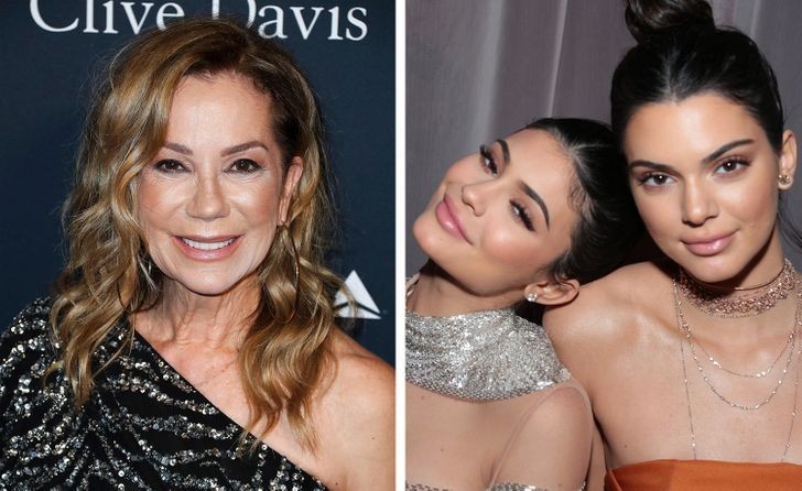 8. Kathie Lee Gifford i Kendall i Kylie Jenner - Kathie jest matką chrzestną obu celebrytek.