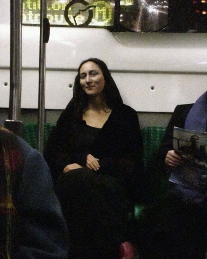 Mona Lisa? Ty w metrze?