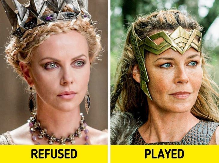 4. Królowa Hippolita: Charlize Theron — Connie Nielsen