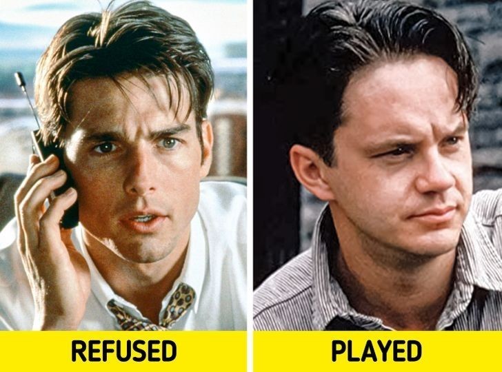 7. Andy Dufresne: Tom Cruise — Tim Robbins