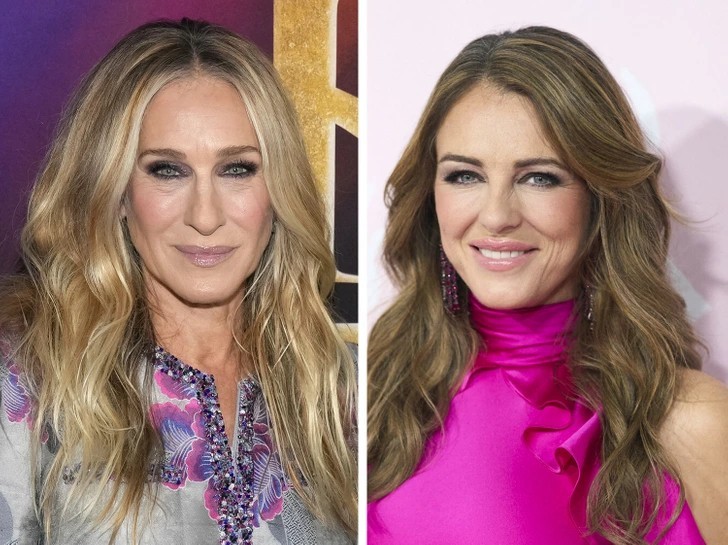 Sarah Jessica Parker and Elizabeth Hurley — urodzone w 1965 roku.