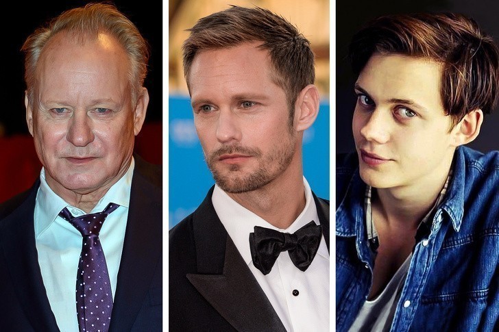 5. Stellan Skarsgård, Alexander Skarsgård, i Bill Skarsgård