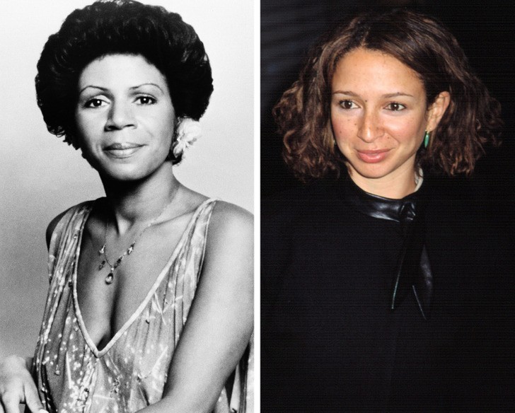 10. Minnie Riperton i Maya Rudolph w wieku 29 lat