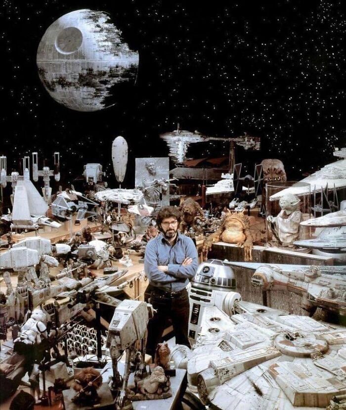 "George Lucas przed erą CGI, 1984"