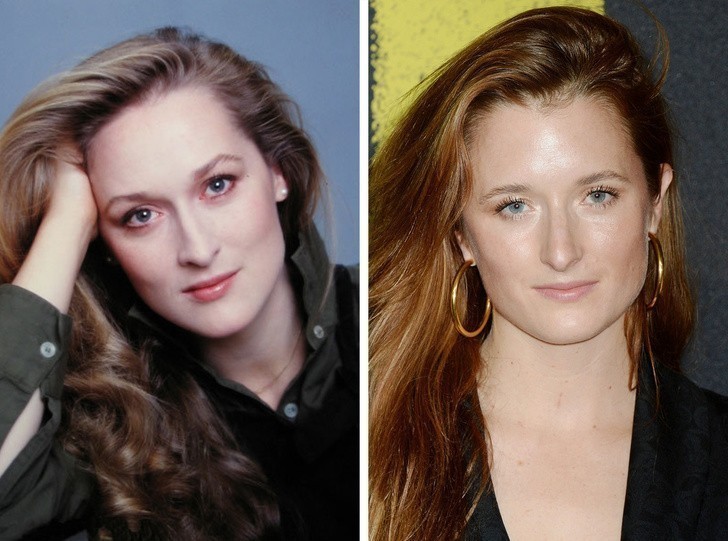 Meryl Streep i jej córka Mamie Gummer, po 30.