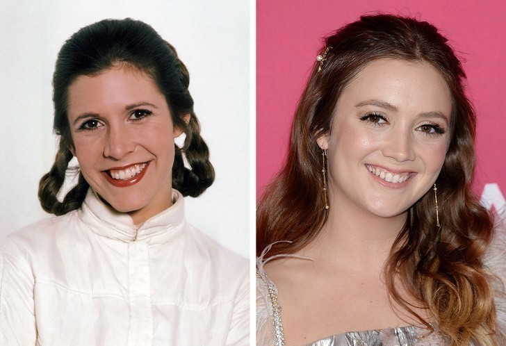 Carrie Fisher i jej córka Billie Lourd, po 20.