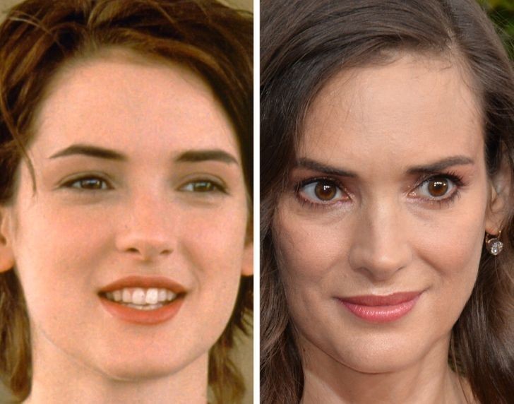 Winona Ryder, 23 lata i 45 lat