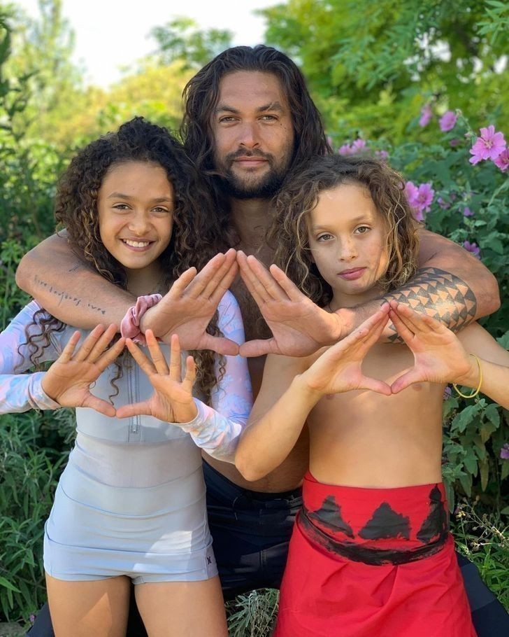 Jason Momoa i jego dzieci, Lola Iolani i Nakoa-Wolf