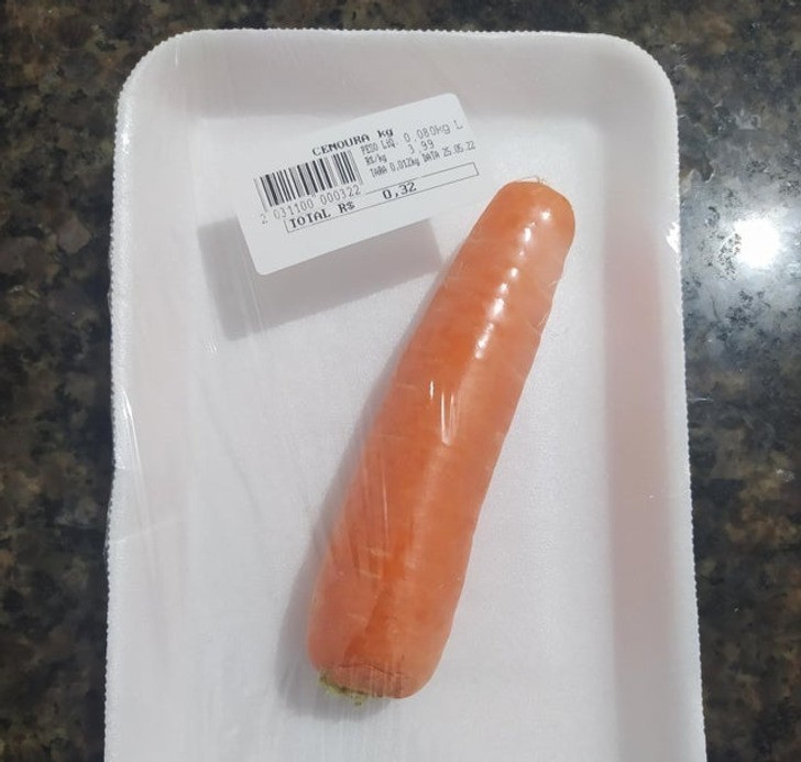 "Po co pakować jedną marchewkę?"
