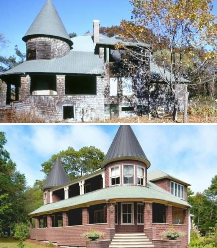 Before & After ~ The C.J. Chapman Cottage