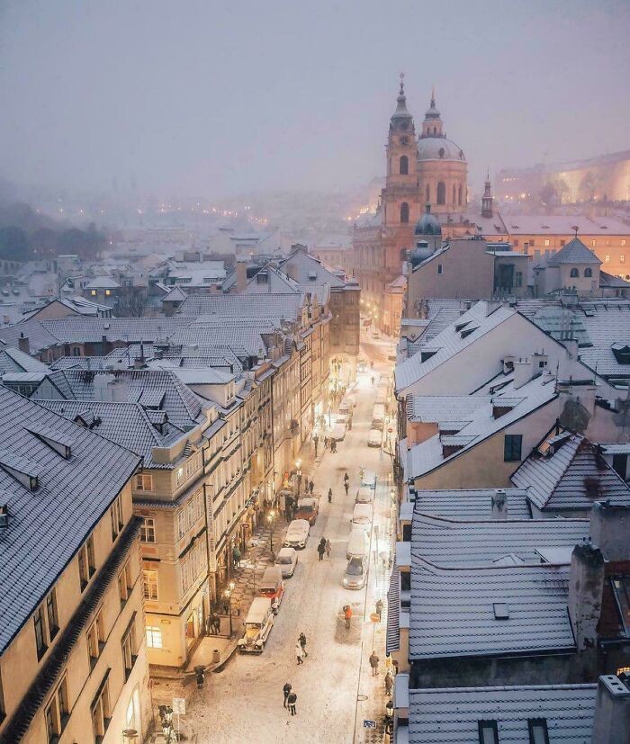 Zimowy sezon w Pradze