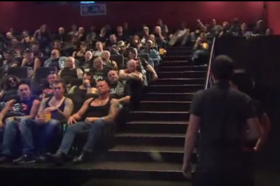 148 przypakowanych motocyklistów w sali kinowej i Ty wchodzisz z dziewczyną. Jej reakcja? 