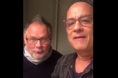 Była w szoku jak to zobaczyła! Tom Hanks śpiewa 